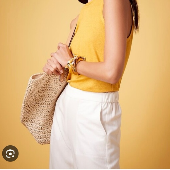 BR cotton/linen wide leg pants - Picture 2 of 9